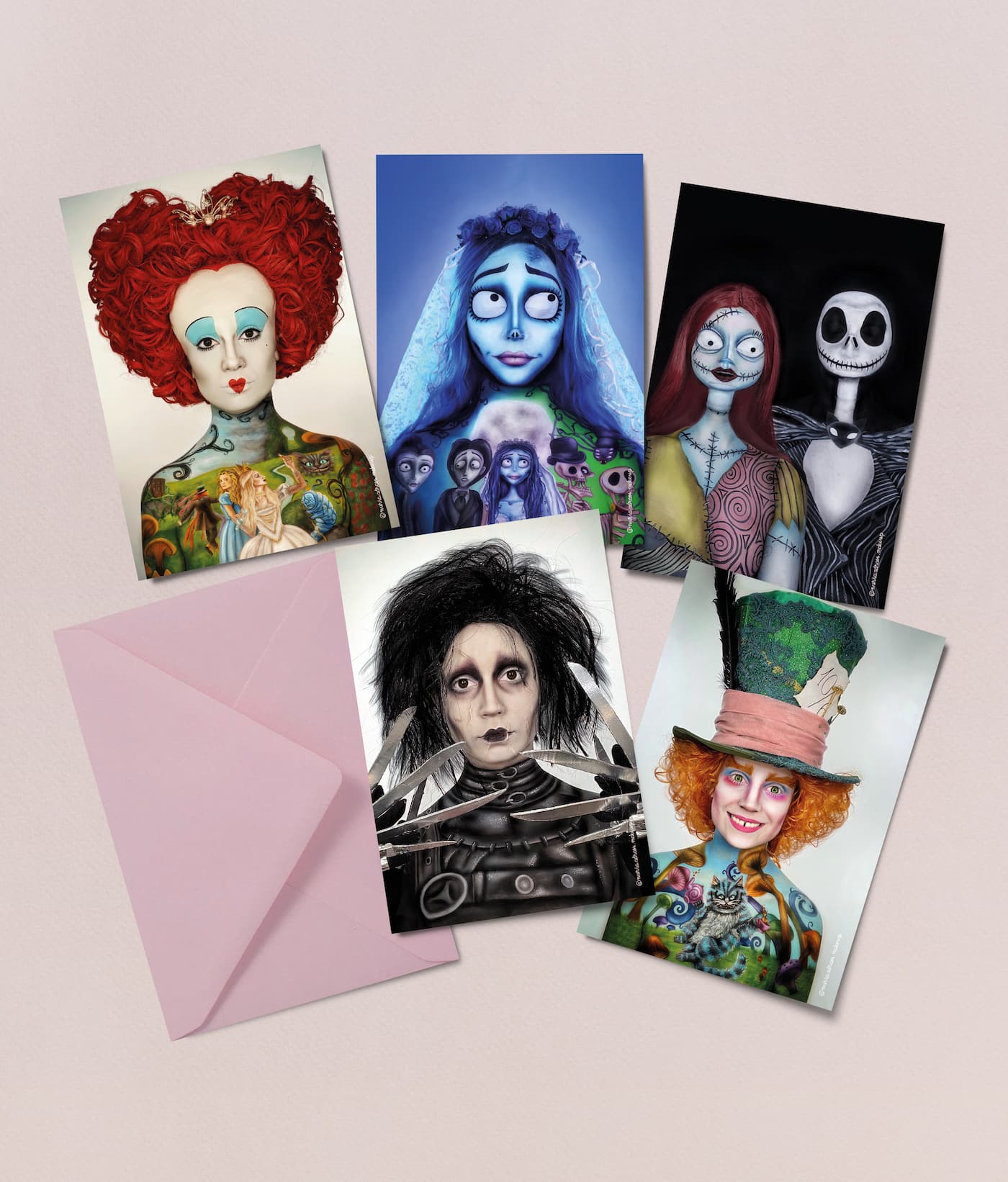 Postales Tim Burton