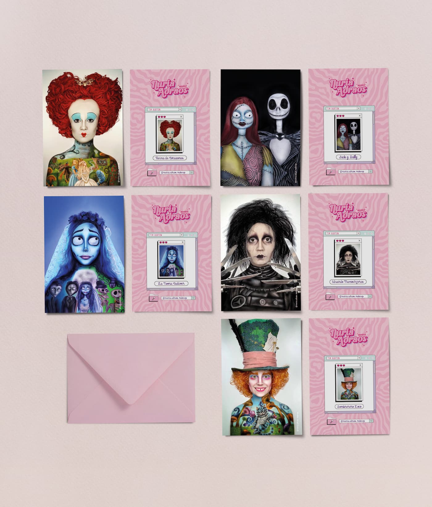 Postales Tim Burton