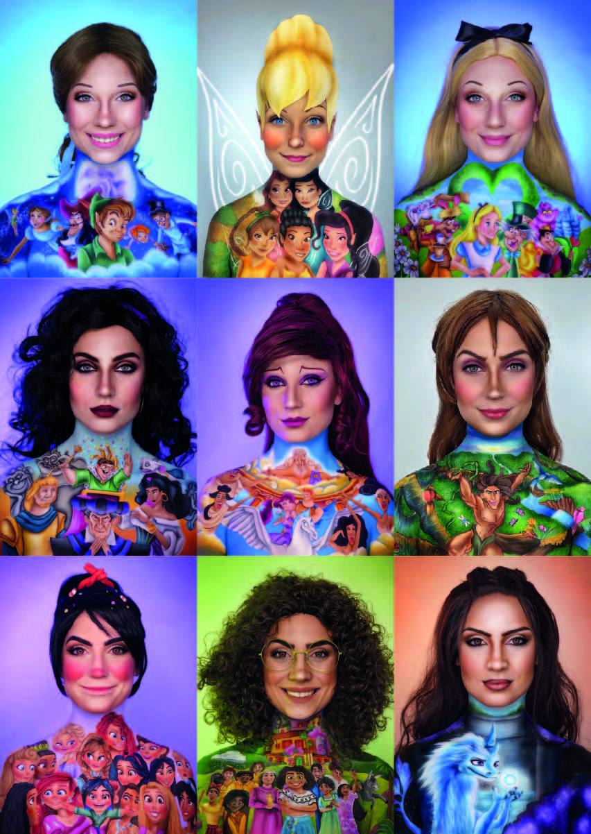 Póster Mujeres Disney