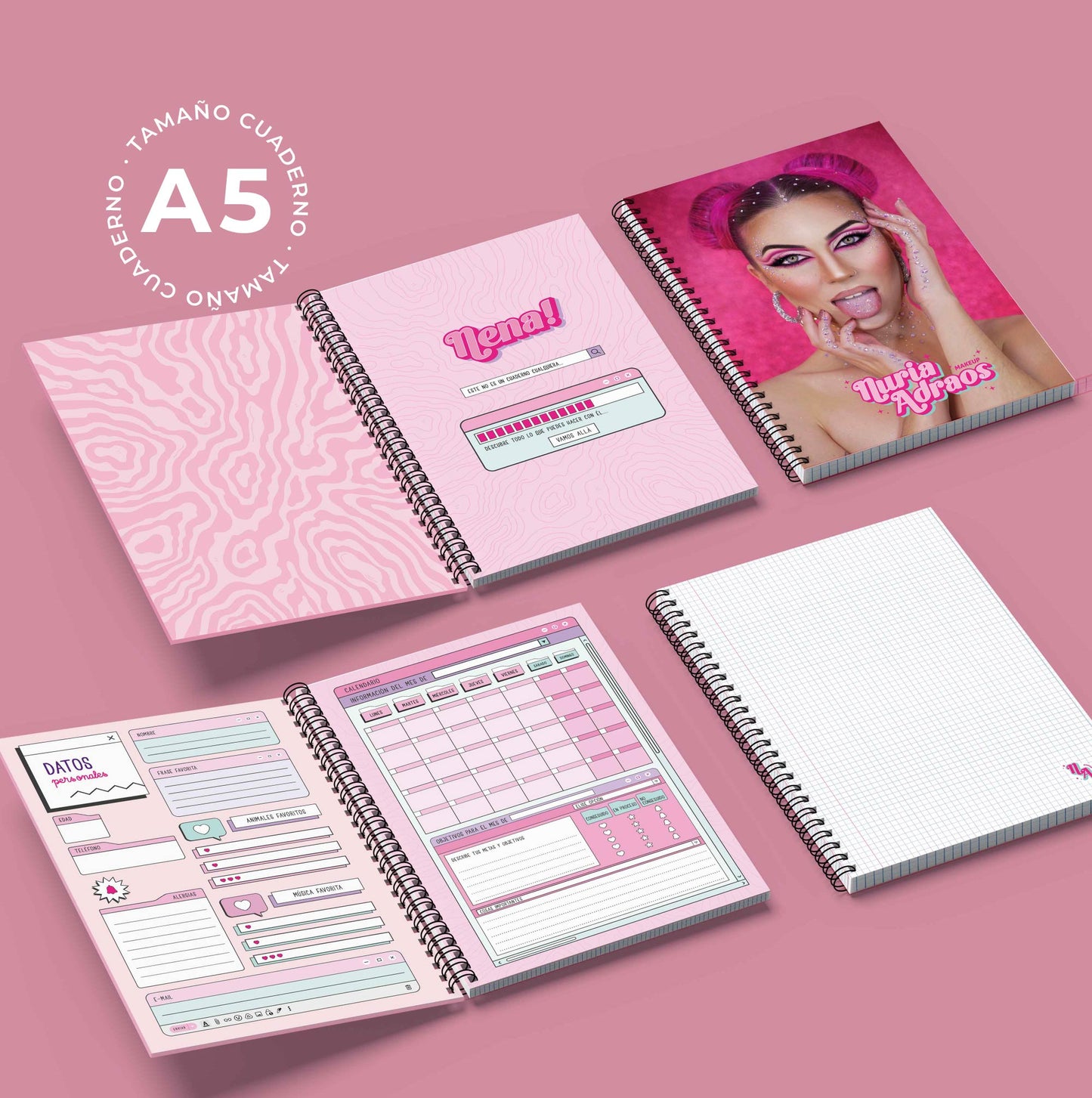 Cuaderno A5 Nuria