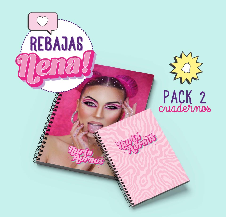 Pack Cuadernos A4 Nuria + A5 Logo