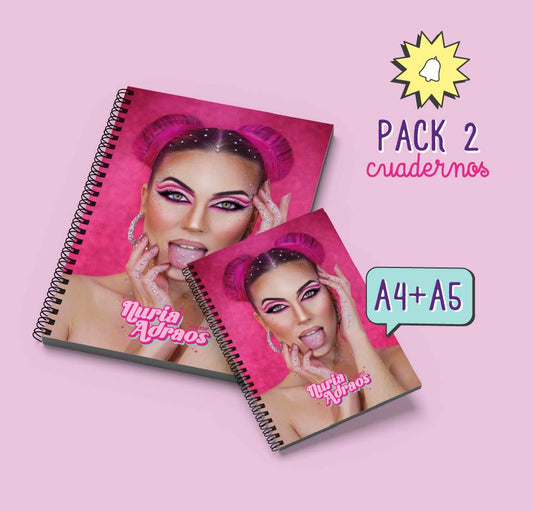 Pack Cuadernos A4 + A5 Nuria Adraos