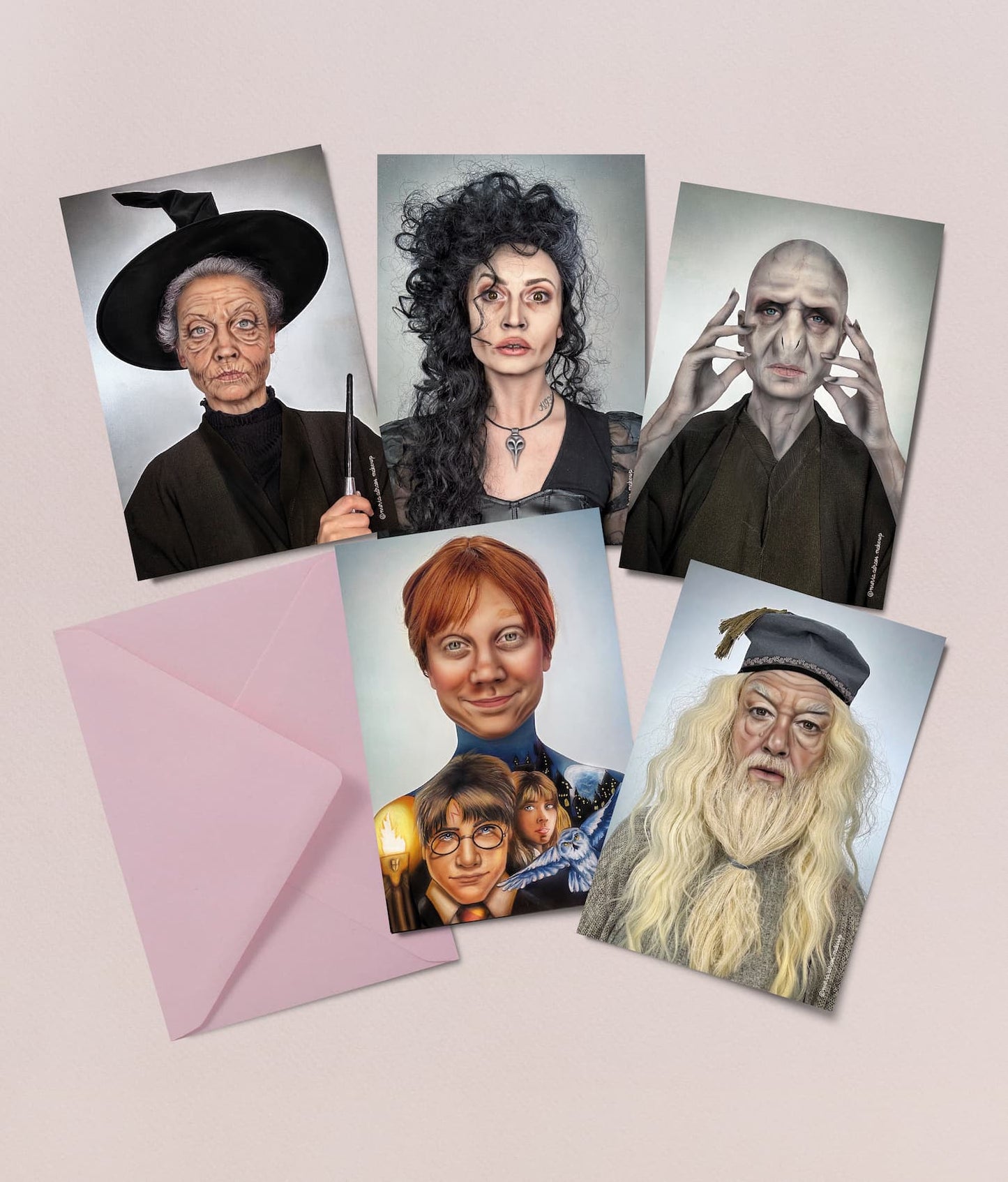 Postales Maquillajes Harry Potter
