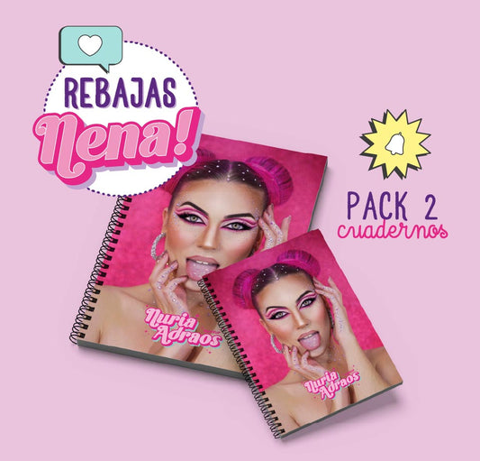 Pack Cuadernos A4 + A5 Nuria Adraos