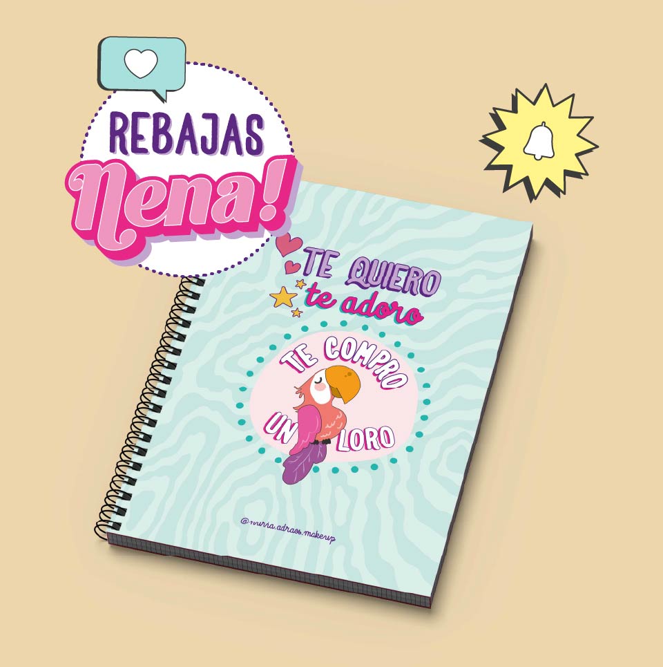 Cuaderno A4 Te quiero