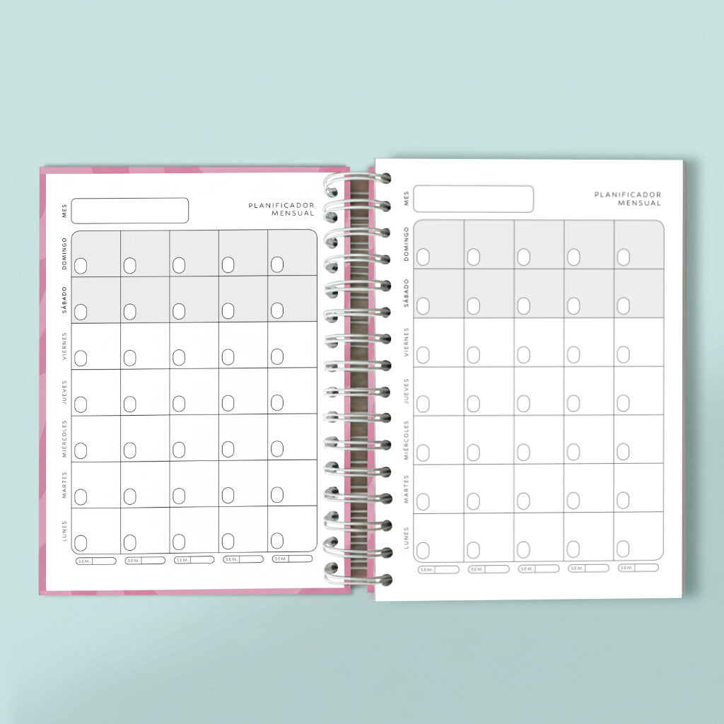 AGENDA FLEXIBLE ANUAL - ROSA