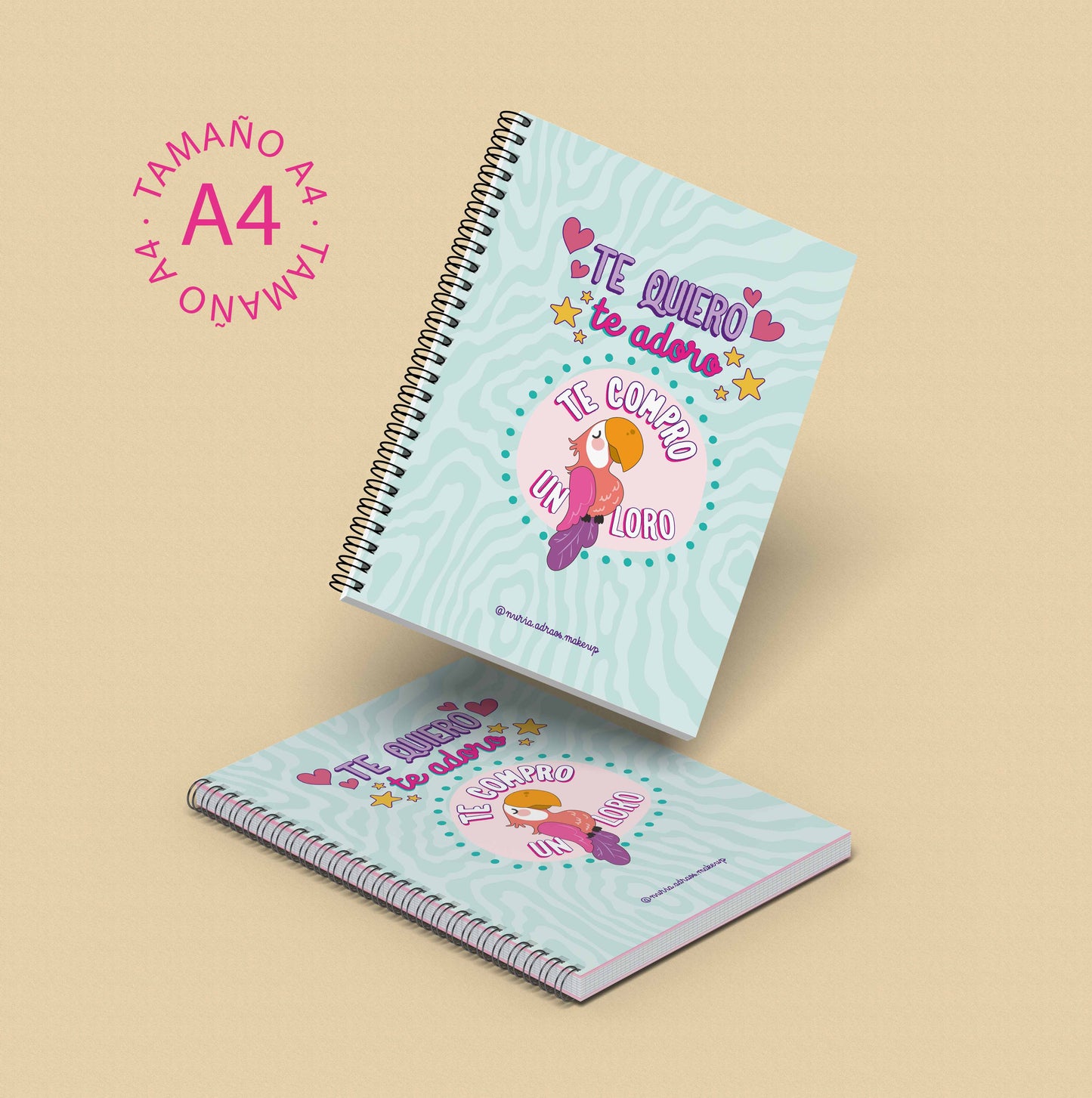 Pack Cuadernos A4 Loro+ A5 Dibujo