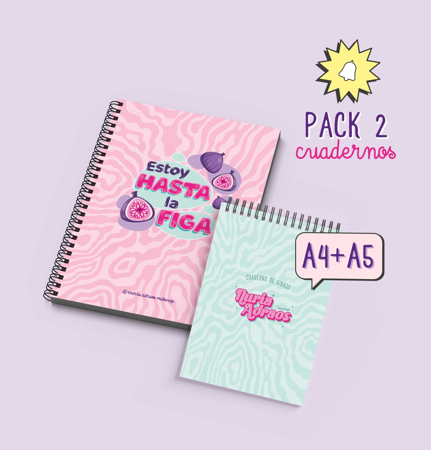Pack Cuadernos A4 Figa + A5 Dibujo