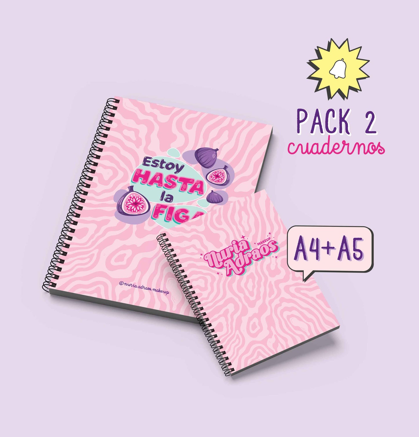 Pack Cuadernos A4 Figa+ A5 Logo